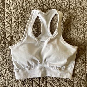 Alphalete White Crop Top